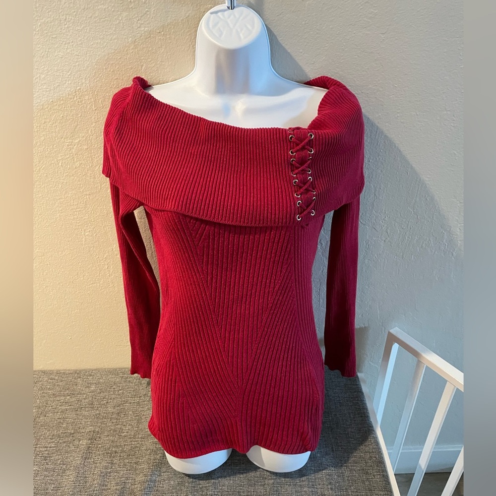 Dark Red Sweater XS